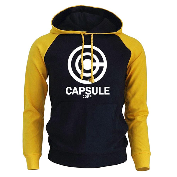 Men's Dragon Ball Print Fleece Hoodie
