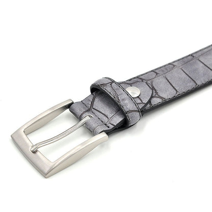 Men's Pu leather pin buckle belts