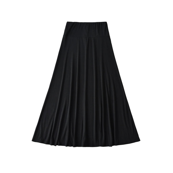 Flared A-Line Midi Skirt