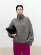 Women's High Neck Cashmere Sweater