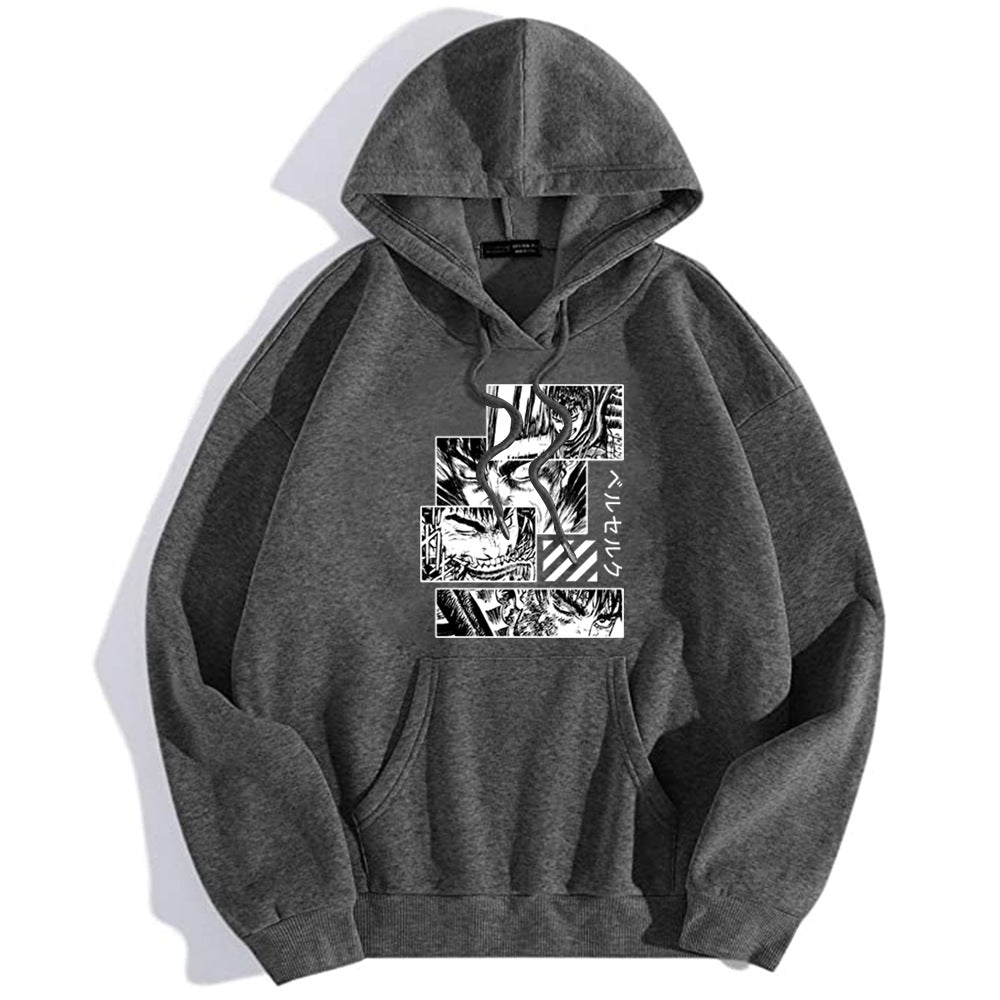 Berserk Loose Hooded Sweatshirt