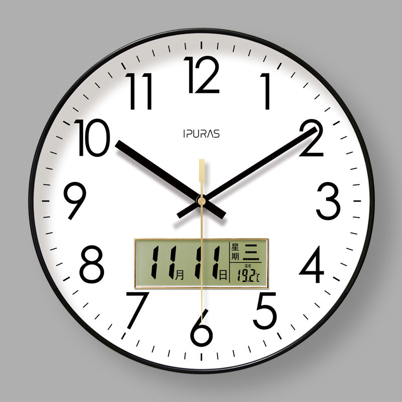 Electronic Calendar Wall Clock.
