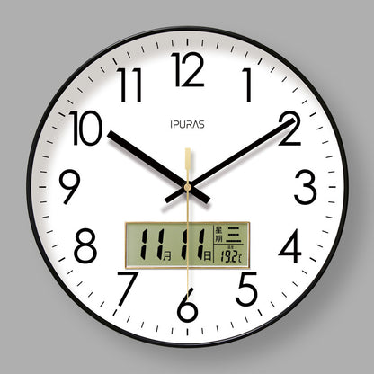 Electronic Calendar Wall Clock.