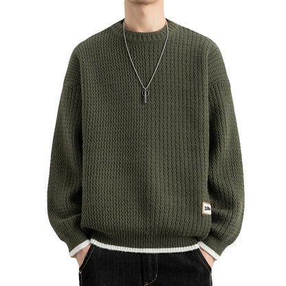 Men's Designer Style Thickened Loose Soft Knit Sweater