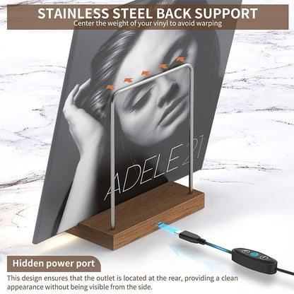 Wooden Vinyl Record Stand