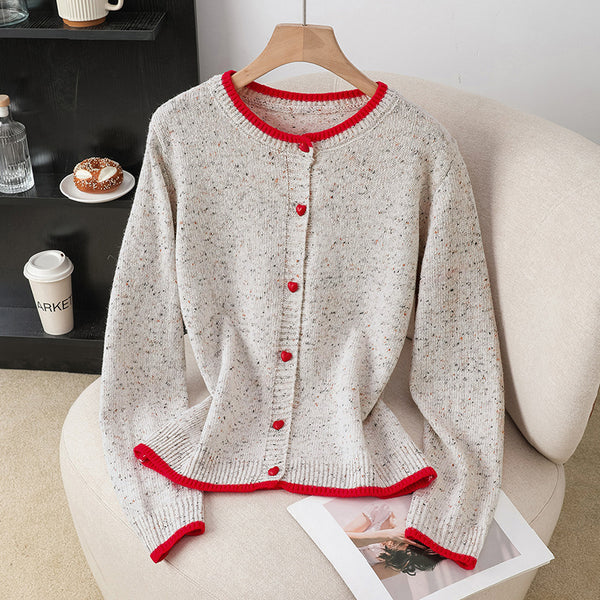 Women's Vintage Colour-Block Cardigan