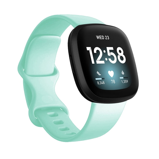 Fitbit Versa 3 Silicone Watch Strap