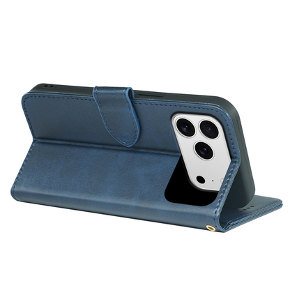 Coque Portefeuille en Cuir avec Étui à Rabat pour iPhone 17 Series