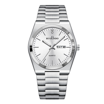 RUOLINDO Stainless Steel Luminous Men's Watch
