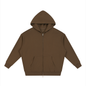 Unisex Loose Solid Full Zip Hoodie