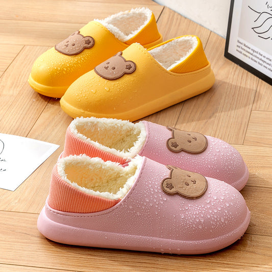 Indoor Waterproof Cotton Slippers