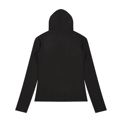 Women's Slim Half-Button T-Shirt 260GSM