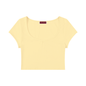 Women's Slim Cap Sleeve Crop T-Shirt