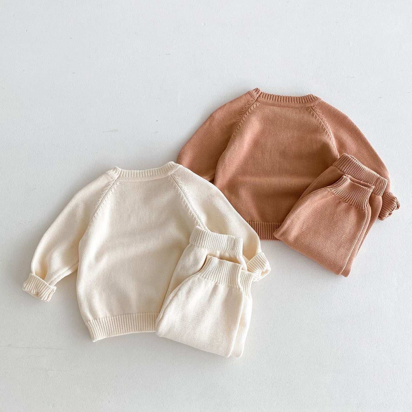 Baby Pullover Raglan L/S Top And Trousers