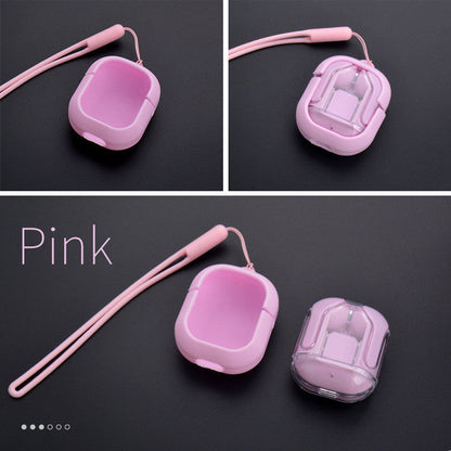 Nouveaux mini écouteurs Bluetooth sans fil transparents avec affichage numérique et réduction de bruit ENC, véritablement sans fil pour le sport et la musique