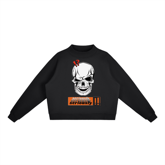 Fleece,Mock neck,Sweatshirt