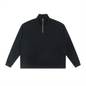 Half-Zip Rolled Edge Fleece Sweatshirt 450GSM
