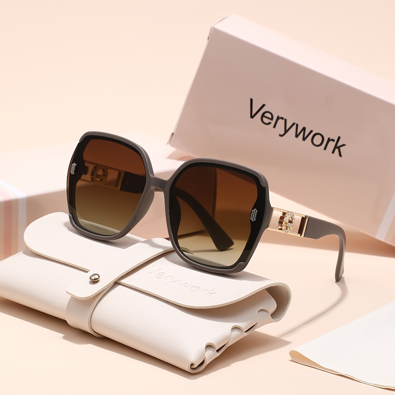 Lunettes de mode rectangulaires rétro classiques pour femmes Verywork