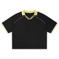 Unisex Collared Piping Boxy Soccer Jersey