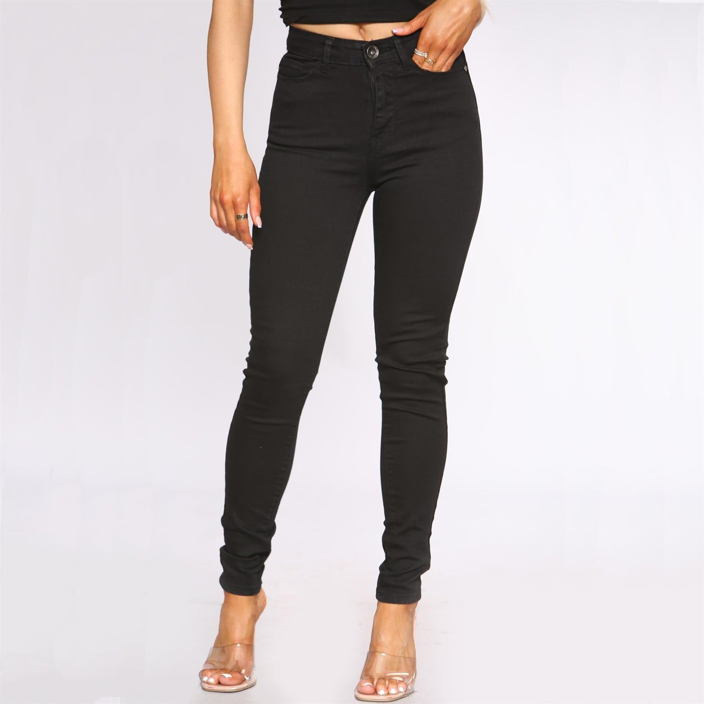 Enzo Jean Skinny Femme Slim Stretch Nouveau Pantalon en Jean Taille UK