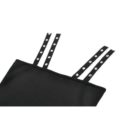 Dark in Love Punk Lace-Up Corset Style Top