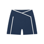 Women's High Rise Color Block Yoga Shorts 220GSM