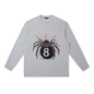 Crewneck Long-Sleeve T-Shirt | Spider Eight 280GSM