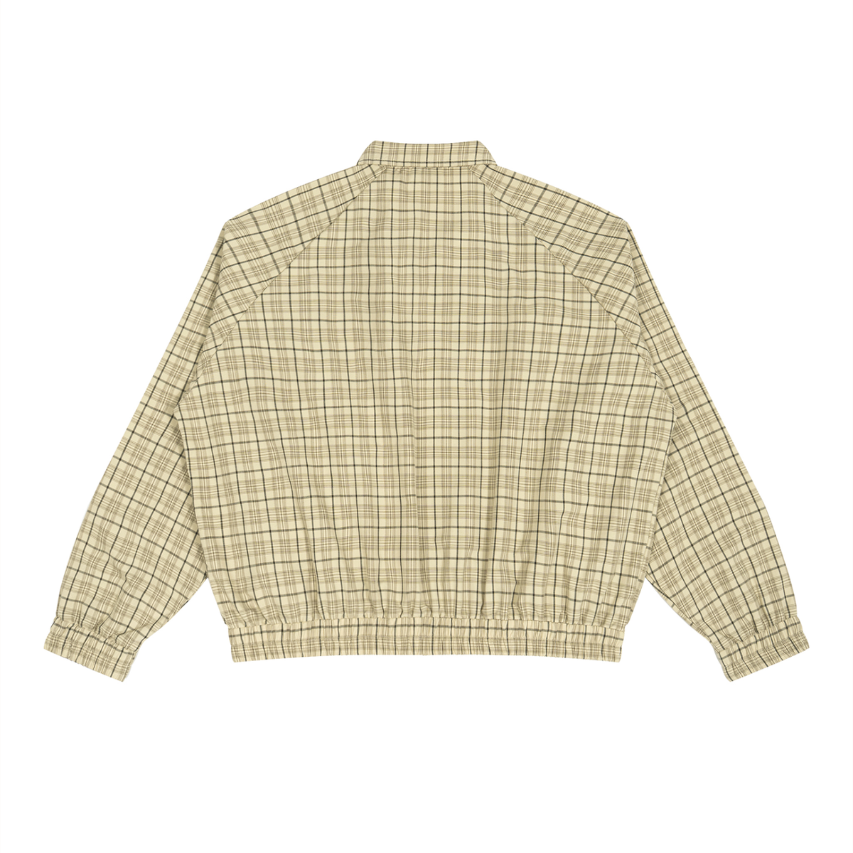 Unisex Plaid Full-Zip Track Jacket 130GSM
