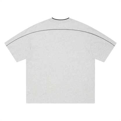 Unisex Oversized Contrast Tape T-Shirt