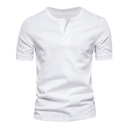 Men's Crew Neck Solid Colour T-Shirt - Short Sleeve