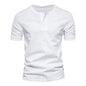 Men's Crew Neck Solid Colour T-Shirt - Short Sleeve
