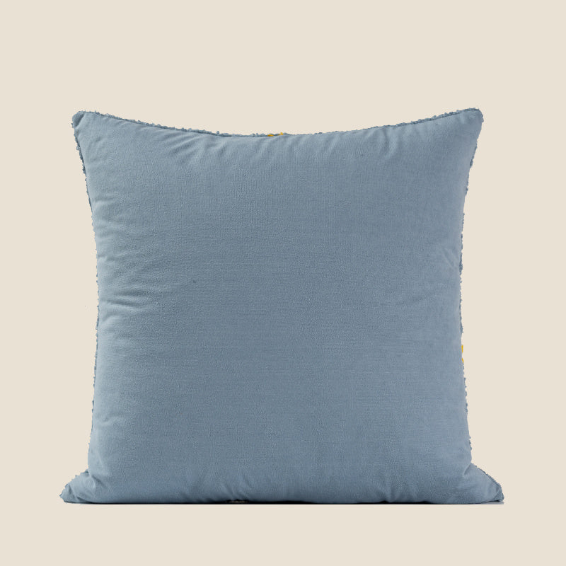 Blue Planet Embroidered Pillow