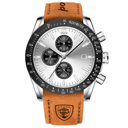 Poedagar Multifunctional Waterproof Luminous Men's Watch