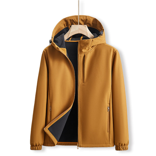 Veste shell d'extérieur pour homme