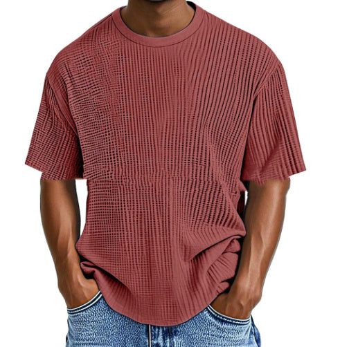 Casual Comfort Waffle Short Sleeve