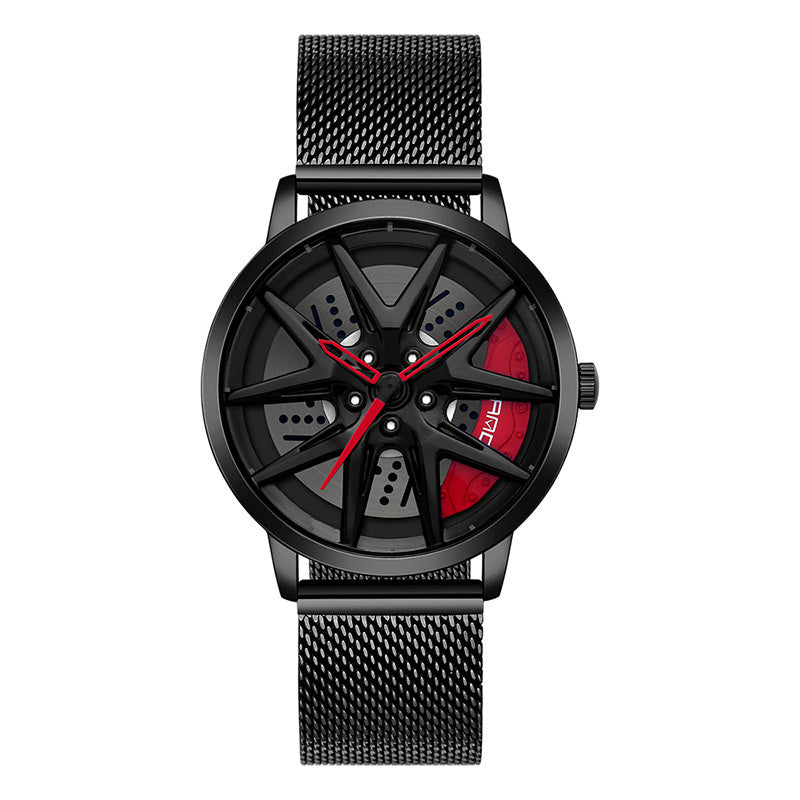 Cool Wheel Hollow Out Quartz Watch