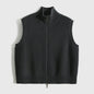Women's Loose-Knit Wool Cardigan Vest