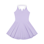Women's Collared Halter A-Line Tennis Dress 210GSM