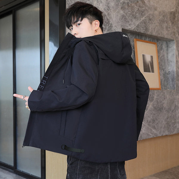 Men's Baseball-Style Casual Jacket