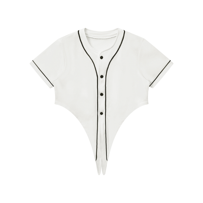 Women's Piping Baseball Jersey 250GSM