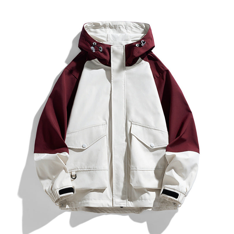 Mens Multi-color Coat Functional Shell Jacket