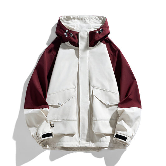Mens Multi-color Coat Functional Shell Jacket