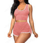 Women's Fashion Casual Multicolor Sports Shorts Suit