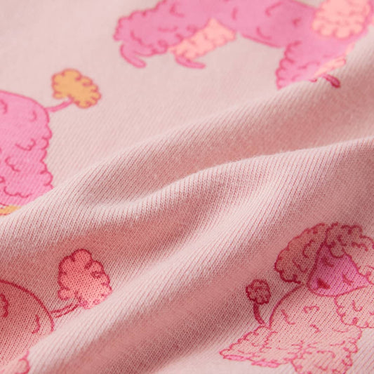 Children's Short-Sleeve Pyjamas — Light Pink