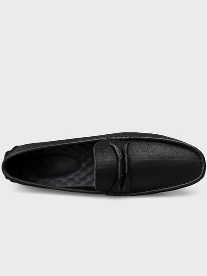 Genuine Leather Slip-on Lofter Peas