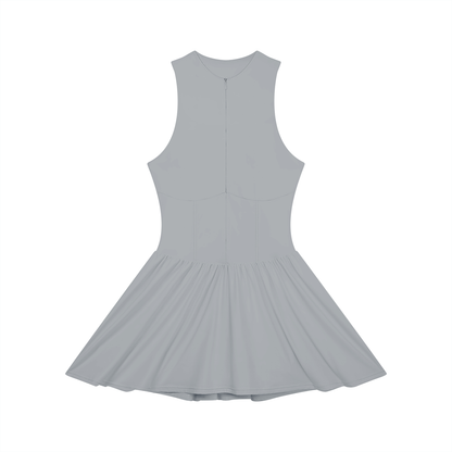 Women's Ruched Sleeveless Full-Zip Dress 220GSM
