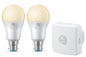 4lite WiZ Connected A60 Warm White WiFi LED Smart Bulb - B22 Bayonet Cap