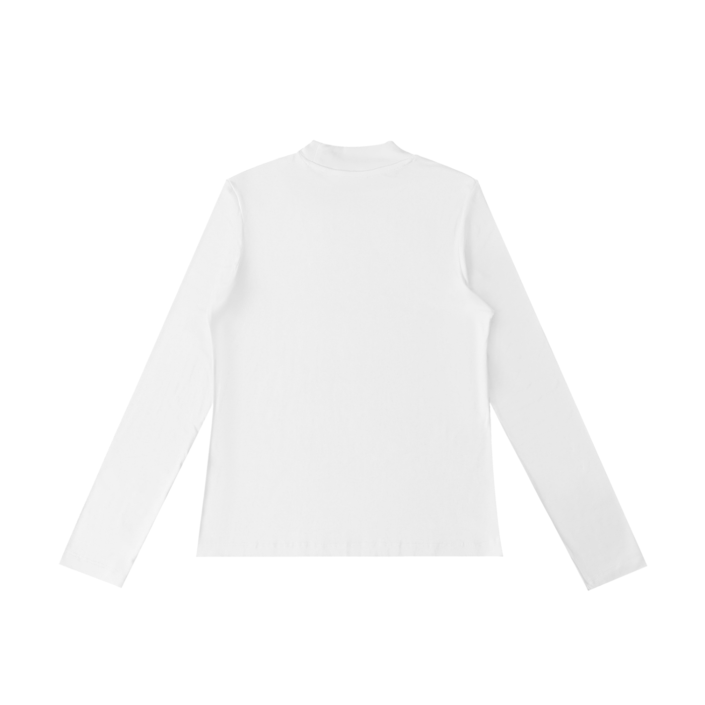 Mock Neck Long Sleeve T-Shirt