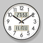 Electronic Calendar Wall Clock.