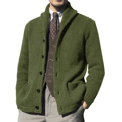 Autumn And Winter Solid Color Long-sleeved Coat